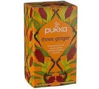 Pukka Tea Three Ginger Tea (6 x 20 bags)