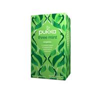 Pukka Tea Three Mint Organic Herbal 20 Teabags (Pack of 4)