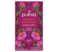 Pukka Teas Organic Elderberry & Echinacea - 20 Teabags x 4 Pack
