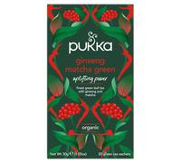 Pukka Teas Organic Ginseng Matcha Green - 20 Teabags x 4 Pack