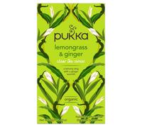 Pukka Teas Organic Lemongrass & Ginger Tea - 20 Teabags x 4 Pack