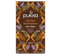 Pukka Teas Organic Licorice & Cinnamon - 20 Teabags x 4 Pack