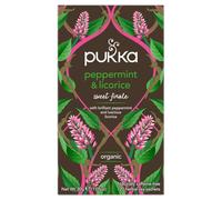 Pukka Teas Organic Peppermint & Licorice - 20 Teabags x 4 Pack
