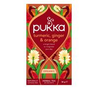 Pukka Teas Organic Turmeric, Ginger & Orange - 20 Teabags x 4 Pack