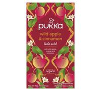 Pukka Teas Organic Wild Apple & Cinnamon - 20 Teabags x 4 Pack