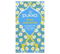 Pukka Three Chamomile Tea (Pack of 4, Total 80 Bags)