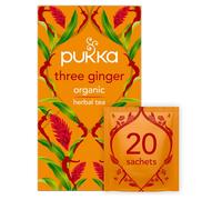 Pukka Three Ginger Organic Tea Bags 20 Sachets 36g