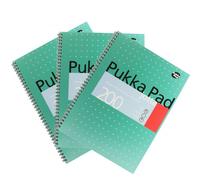 Pukka White A4 Wirebound Pads 200 Page 80Gsm (Ruled/Margin) - Pack of 2 Pukka Multicolor