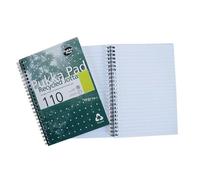 Pukka White A5 Wirebound Pads 110 Page 80Gsm (Ruled/Margin) - Pack of 3 Pukka Multicolor