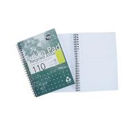 Pukka White A5 Wirebound Pads 110 Page 80Gsm (Ruled/Margin) - Pack of 5 Pukka Multicolor