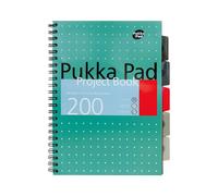Pukka WHITE B5 WIREBOUND PROJECT BOOK (RULED/MARGIN) - PACK OF 1 Pukka Multicolor