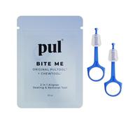 PUL 2-in-1 Clear Aligner Chew Tool & Removal Tool | Orthodontic Chewie + Remover Combo | Hygienic, Reusable, BPA-Free Dental Accessory for Invisalign | Pack of 2