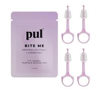 PUL 2-in-1 Clear Aligner Chew Tool & Removal Tool - Purple | Orthodontic Chewie + Remover Combo | Hygienic, Reusable, BPA-Free Dental Accessory for Invisalign