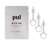 PUL 2-in-1 Clear Aligner Chew Tool & Removal Tool - White | Orthodontic Chewie + Remover Combo | Hygienic, Reusable, BPA-Free Dental Accessory for Invisalign