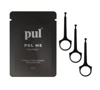 PUL Aligner Removal Tool - Black | Safe & Hygienic Hook for Invisalign & Retainers | Gentle BPA-Free Design for Daily Use | Pack of 3