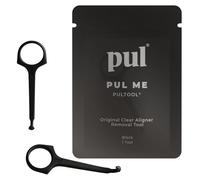 PUL Aligner Removal Tool - Black | Safe & Hygienic Hook for Invisalign & Retainers | Gentle BPA-Free Design for Daily Use | Pack of 2