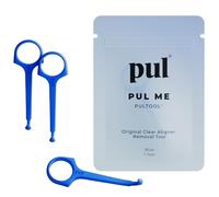 PUL Aligner Removal Tool - Blue | Safe & Hygienic Hook for Invisalign & Retainers | Gentle BPA-Free Design for Daily Use | Pack of 3