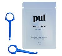 PUL Aligner Removal Tool - Blue | Safe & Hygienic Hook for Invisalign & Retainers | Gentle BPA-Free Design for Daily Use | Pack of 2