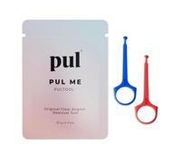 PUL Clear Aligner Removal Tool - Compatible with Invisalign, Removable Braces, Retainers & Trays - Easy-to-Use Device Remover, Dental & Oral Hygiene Care Product - Blue, Pink (Pack of 2)