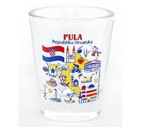 Pula Croatia Great Croatian Cities Collection Shot Glass