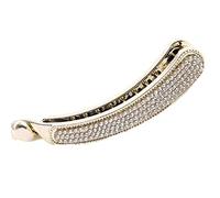 PULABO 1pc Fashion Semicircle Full Crystal Rhinestone Banana Design Hair Claw Hair Clip Barrettes Hair Accessories For Women Girls Durable and Practical popular
