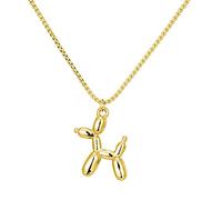 PULABO 1Pc Presents Cute Dog Balloon Necklaces Fashionable Pendant For Women Men Couples Matching Best Friend Jewelry Gifts popular