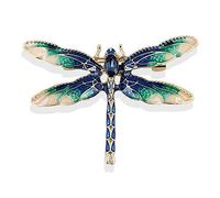 PULABO 1X Brooch Dragonfly Blue Lapel Pin Enamel Pin Brooch Jewellery Corsage Button Dress Scarf Shawl Clip Bag Ornament Comfortable and Eco-friendly popular