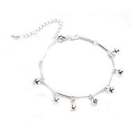 PULABO 1X Women Jewellery Anklet Chain Ring Boho Silver Bell Pendant Beach Sandal Barefoot Charm Ankle Bracelet Excellent Quality Excellent Quality Practical