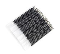 PULABO 20 Pcs 0.7Mm Black Ballpoint Pen Refill Press Ballpoint Pen Refill Replace Signature Refill Student Office Stationery Popular