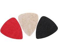 PULABO 3Pcs Ukulele Picks Felt Shape Plectrums Universal Guitar Performance Parts Ukulele Guitar Musical Instrument Accessoriesmixed Color popular