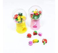 PULABO Cute Fruit Animal Shaped Machine Eraser Mini Rubber Kawaii Student Eraser Stationery Kids Gift School Office Correction Supplies Popular