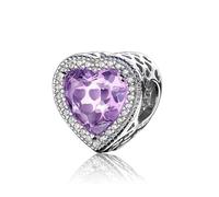 PULABO Fashion Silver 925 Colorful Charm Bead Pendant Fit Bracelet Diy Fine Sterling Jewelry Gift popular