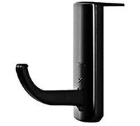 PULABO Headphone Holder - Portable Size Headphones Stand Universal Headphone Head Set Hanger Wall Hook PC Monitor Earphone Stand Rack Holder Rack - Black Durable