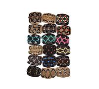 PULABO Vintage Beads Elastic Women Gift Lady Hair Styling Double Side Magic Comb Headwear Decor Convenient