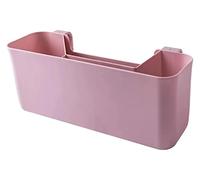 PULaif Bedside Storage Pocket,Bedside Storage PocketStorage Hanging Basket Bedside Storage Basket Dormitory Storage Box zine Holders(Color:White,Size:One Size) Color : (Color : Roze, Size : One Size)