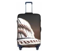 PULaif Beer Foam Travel Box Protective Cover,Travel Luggage Cover,Suitcase Protector Fits 18-32 In,Suitcase Cover, Baseball Lace Close Up, XL