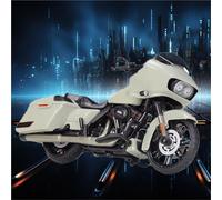 PuLaif Collection 1:18 For Harley For Davidson CVO Road Glide 2018 Die Cast Collectible Motorcycle Model Toys Ornaments Gifts(White)