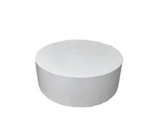 PULaif Cylinder Pedestal Stand, Round Display Pedestal Stand White Black Multiple Sizes(White,40x30cm)