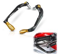 PuLaif Hand Protector For Y&AMAHA YZF-R125 YZFR125 YZF R125 2014-2018 2015 2016 2017 Motorcycle 7/8" 22mm Handlebar Brake Clutch Levers Protector Guard (Color : Gold, Size : 2014-2018)