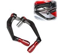 PuLaif Hand Protector Motorcycle Brake Clutch Levers Guard Protector For KAWASAKI ZX636R ZX-636R ZX6R ZX6RR 2000 2001 2002 2003 2004 2005 2006 Zx636r (Color : Black- Silver, Size : 2000-2006)