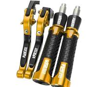 PULaif Handbrake 7/8" 22MM Hand Grips Handlebar End for H-ONDA VFR750R VFR 750 R 1986-1998 1997 1996 1995 Motorcycle Adjustable Brake Clutch Levers Multicolor(Yellow)
