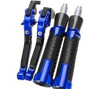 PULaif Handbrake 7/8" 22MM Hand Grips Handlebar Ends for H-ONDA Cb400 CB400SF CB400 CB 400 VTEC 1992-1998 1997 1996 1995 Motorcycle Brake Clutch Levers Multicolor(Blue)