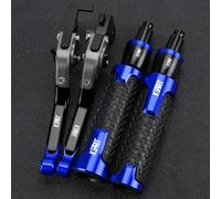 PULaif Handbrake Adjustable Folding Handlebar Grip End for H-ONDA for BlackSpiRit 2014 2015 2016 Brake Clutch Lever Morcycle Multicolor(Blue)