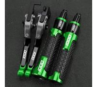 PULaif Handbrake Extendable Motorcycle Brake Clutch Levers for Kawasaki for VERSYS1000 for VERSYS 1000 2018 2017 2016 2015 Hand Grips Handlebar Ends Multicolor