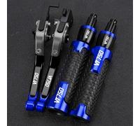 PULaif Handbrake Foldable Adjustable Handle Levers for H-ONDA VT750CDCD2ACE VT 750 CDCD2ACE 2000 1999 1998 Motorcycle Accessories Parts Multicolor(Blue)