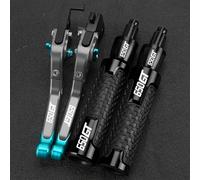 PULaif Handbrake for CFMOTO 650GT 650 GT 2019-2024 2023 2022 2021 2020 Brake Clutch Lever Handle Grips Adjustable Modified Parts Motorcycle Multicolor