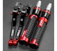 PULaif Handbrake for Y-AMAHA XT600E XT 600 E 1990 1991 1992 1993 1994 1995 1996 1997-2003 Motorcycle Brake Clutch Levers Hand Grips Handlebar Ends Multicolor(Black- Silver)