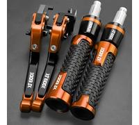 PULaif Handbrake for Y-AMAHA XT600E XT 600 E 1990 1991 1992 1993 1994 1995 1996 1997-2003 Motorcycle Brake Clutch Levers Hand Grips Handlebar Ends Multicolor(Orange)