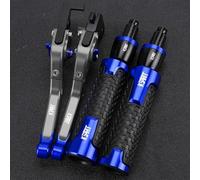 PULaif Handbrake Handlebar Adjustable Folding Grip End for H-ONDA for BlackSpiRit 2014 2015 2016 Brake Clutch Lever Morcycle Multicolor(Blue)