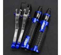 PULaif Handbrake Handlebar Hand Grips End for H-ONDA VFR750F VFR 750 F 1986 1987 1988 1989 1990 1991 1992 1993 Brake Clutch Levers Motorcycle Adjustable Multicolor(Blue)